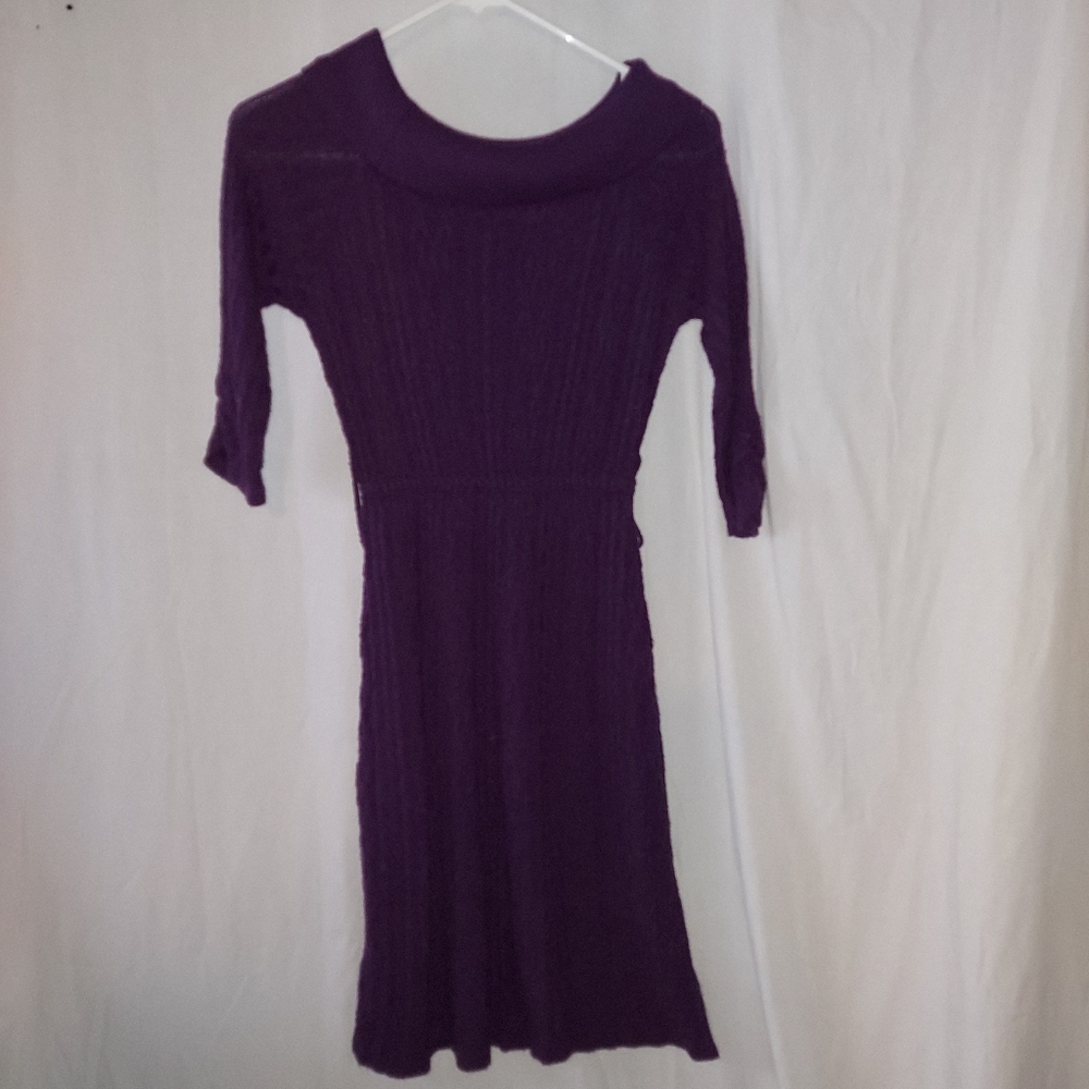 Ladies Purple knit dress
